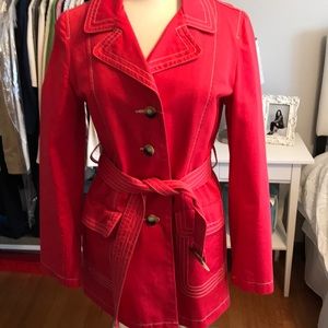 Old Navy spring coat in red size medium